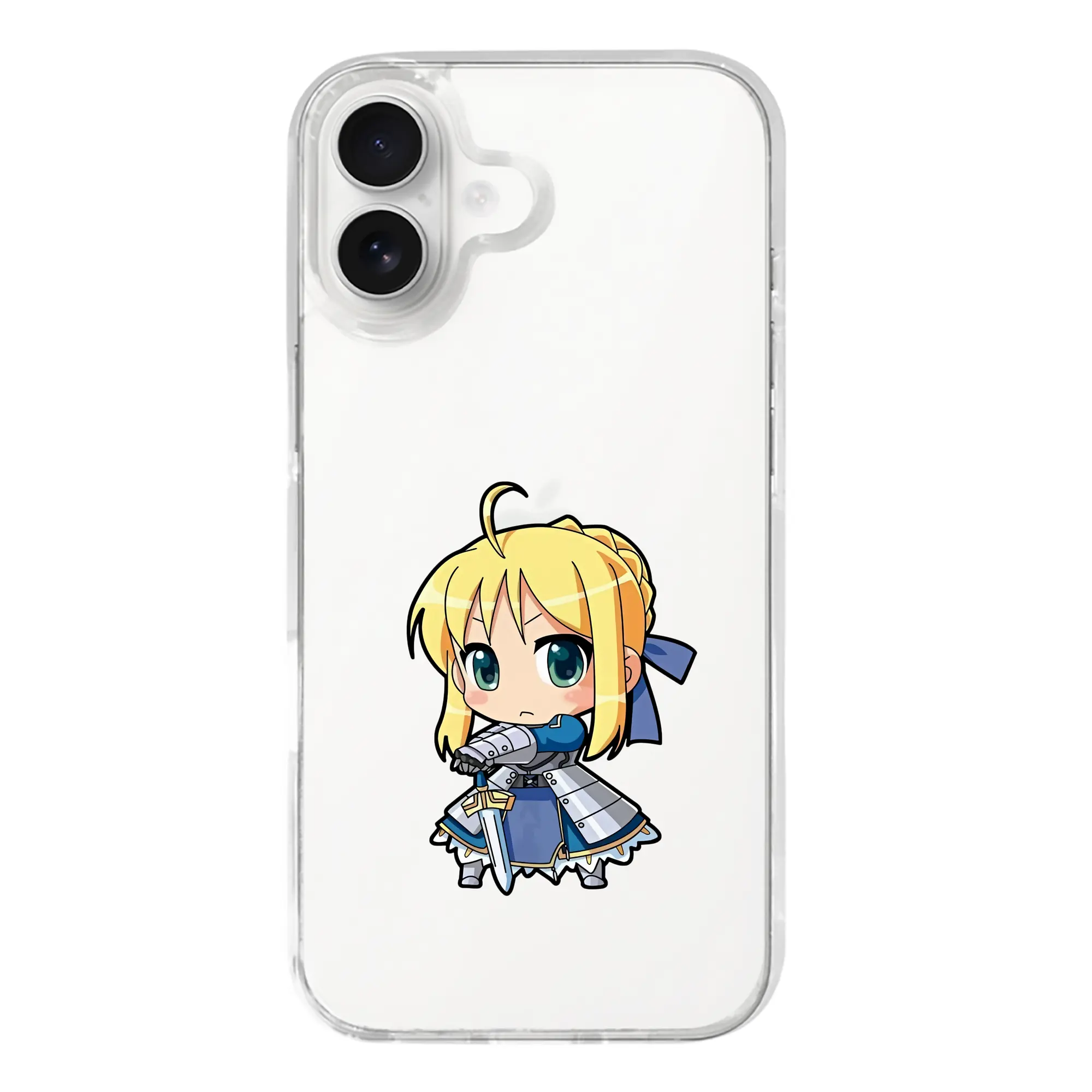 FGO グッズ,アルトリア - iPhone 17シリーズ 透明スマホケース – 薄型・耐衝撃・精密フィット保護カバー